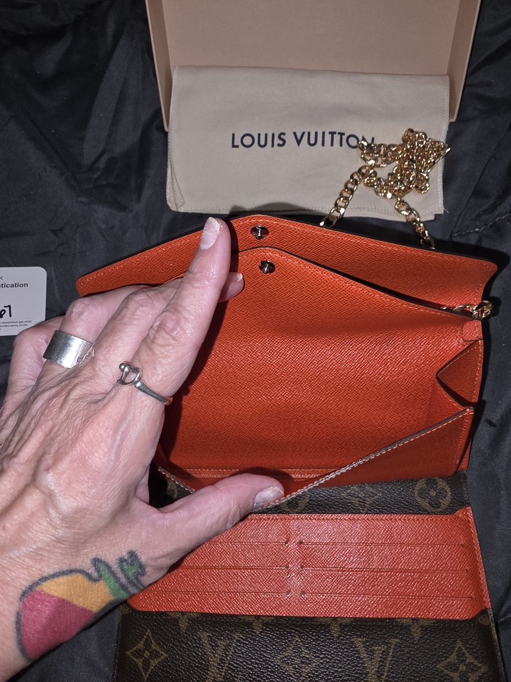 AUTH Louis Vuitton Marie-Lou Long Wallet - Picture 5 of 14